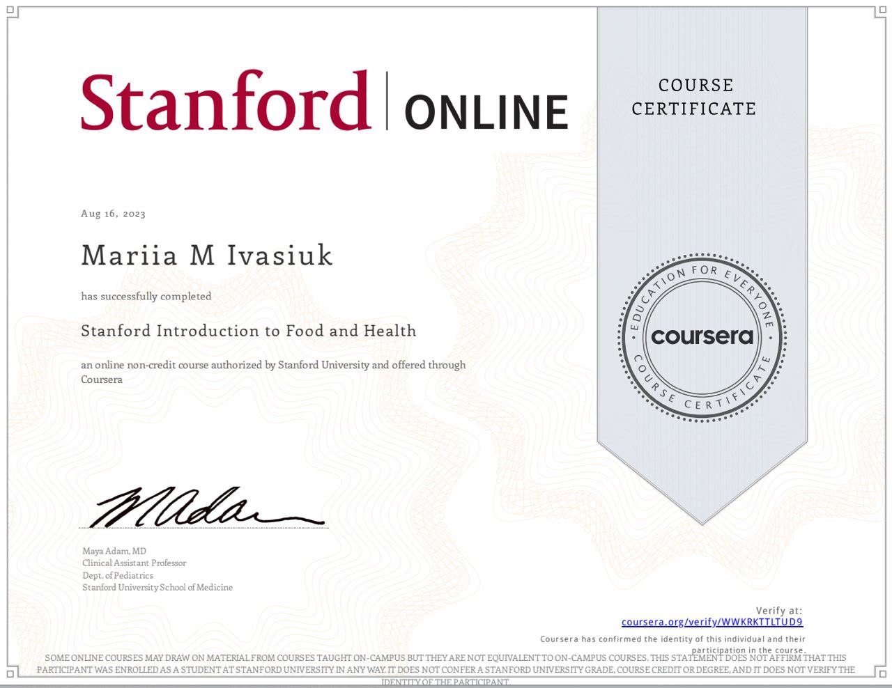 Introduction to Food and Health